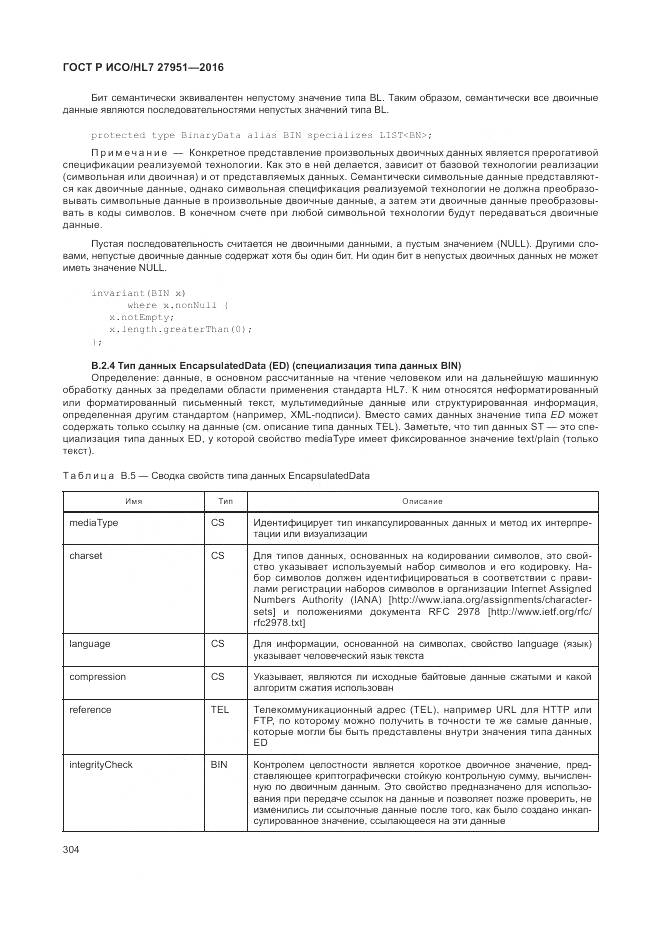 ГОСТ Р ИСО/HL 7 27951-2016, страница 307